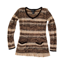 Load image into Gallery viewer, Early 2000s Earthy Striped Sweater