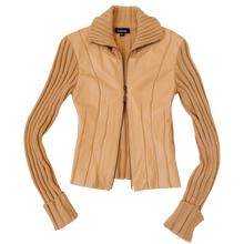 Load image into Gallery viewer, Bebe Leather & Knit Cardi Jacket
