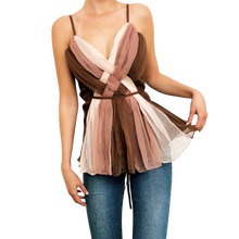 Load image into Gallery viewer, Sheer Layered Chiffon Top
