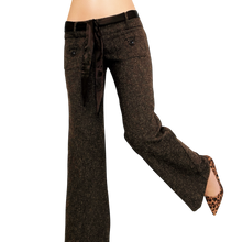 Load image into Gallery viewer, Early 2000s Brown Tweed Pants