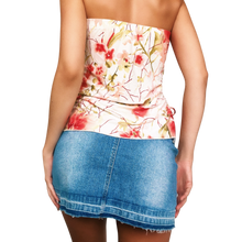 Load image into Gallery viewer, Vintage Floral Tube Top