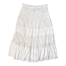 Load image into Gallery viewer, Vintage Lacy Tiered Maxi Skirt