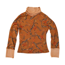 Load image into Gallery viewer, French Vintage Graphic Mesh Top
