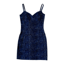 Load image into Gallery viewer, Vintage Reptile Print Corset Dress