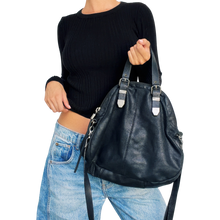 Load image into Gallery viewer, Diesel Black Leather Bag