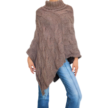Load image into Gallery viewer, Italian Cableknit Poncho