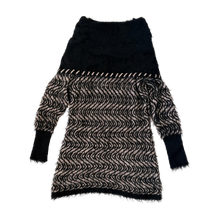 Load image into Gallery viewer, Fuzzy Off The Shoulder Sweater Dress