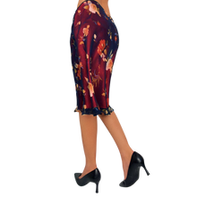 Load image into Gallery viewer, Vintage Silk Floral Skirt