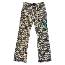 Load image into Gallery viewer, Boston Proper Distressed Camo Cargo Pants