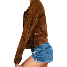 Load image into Gallery viewer, Miss Sixty Genuine Suede Jacket