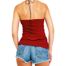 Load image into Gallery viewer, Vintage Keyhole Halter Top