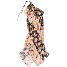Load image into Gallery viewer, Asymmetrical Floral One Shoulder Dress