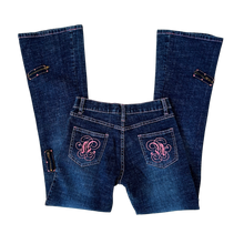 Load image into Gallery viewer, Early 2000s Funky Zipper Jeans