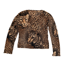 Load image into Gallery viewer, Italian Vintage Mesh Leopard Top