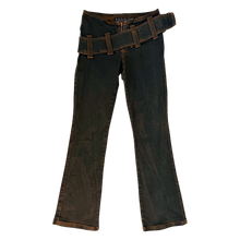 Load image into Gallery viewer, Early 2000s Jumbo Belt Jeans