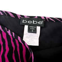 Load image into Gallery viewer, Bebe Silk Animal Print Skirt