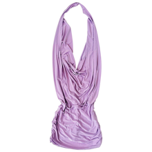 Load image into Gallery viewer, Light Lavender Halter Mini Dress