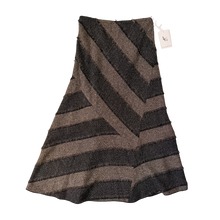 Load image into Gallery viewer, Frayed Striped Maxi Skirt