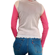 Load image into Gallery viewer, DKNY Graphic Mesh Top