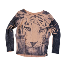 Load image into Gallery viewer, Slouchy Lightweight Knit Tiger Sweater