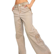 Load image into Gallery viewer, Z. Cavaricci Khaki Cargo Pants