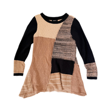 Load image into Gallery viewer, Patchwork Knit Mini Dress