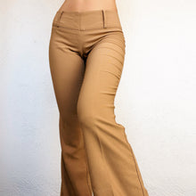 Load image into Gallery viewer, 90s Tan Flare Pants