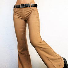 Load image into Gallery viewer, 90s Tan Flare Pants