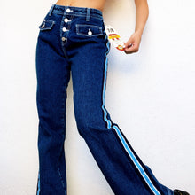 Load image into Gallery viewer, Vintage Sporty Striped Jeans