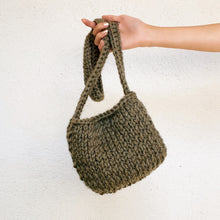 Load image into Gallery viewer, Checkered Baby Hand Knit Bag by Carolannie Crochet