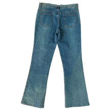 Load image into Gallery viewer, Beaded Butterfly Appliqué Jeans