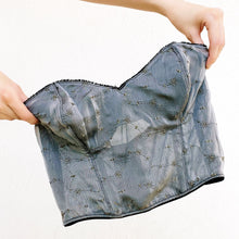 Load image into Gallery viewer, Embroidered Strapless Bustier