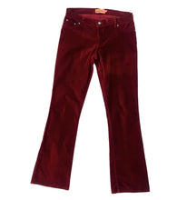 Load image into Gallery viewer, Vintage Burgundy Velvet Pants