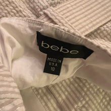 Load image into Gallery viewer, Bebe Pinstriped Corset Top