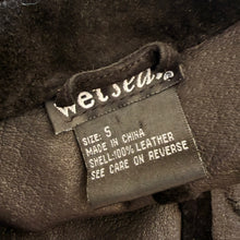 Load image into Gallery viewer, Early 2000s Black Suede Leather Jacket