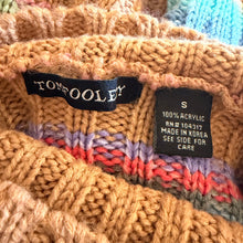 Load image into Gallery viewer, Early 2000s Chunky Striped Turtleneck