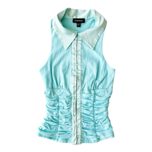 Load image into Gallery viewer, Bebe Aqua Collared Top