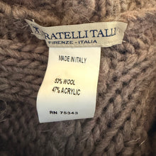 Load image into Gallery viewer, Italian Cableknit Poncho