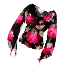 Load image into Gallery viewer, Caché Sheer Silk Floral Top