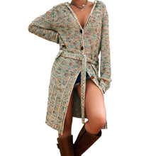 Load image into Gallery viewer, BCBG Hooded Duster Cardigan
