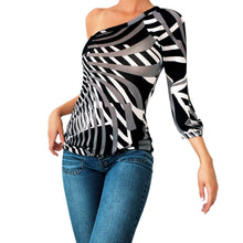 Load image into Gallery viewer, Vintage Slinky One Shoulder Top