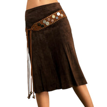 Load image into Gallery viewer, Genuine Suede Leather Coin Belt