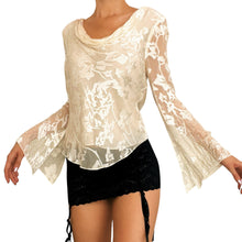 Load image into Gallery viewer, Vintage Creamy Beaded Top