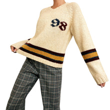 Load image into Gallery viewer, Hand Stitched Sporty Sweater