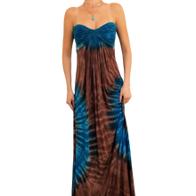 Load image into Gallery viewer, Strapless Tie Dye Maxi Dress
