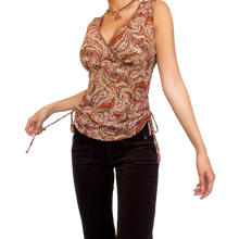Load image into Gallery viewer, Vintage Mesh Paisley Top