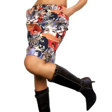 Load image into Gallery viewer, Funky Graphic Pencil Skirt