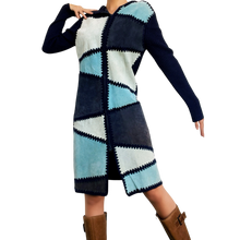 Load image into Gallery viewer, Vintage Suede Patchwork Duster