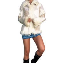 Load image into Gallery viewer, Early 2000s Furry Patchwork Jacket