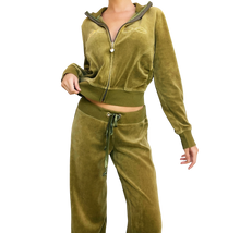 Load image into Gallery viewer, Bebe Velour Tracksuit